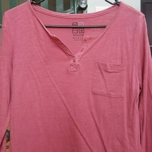 Nollie long sleeve henley